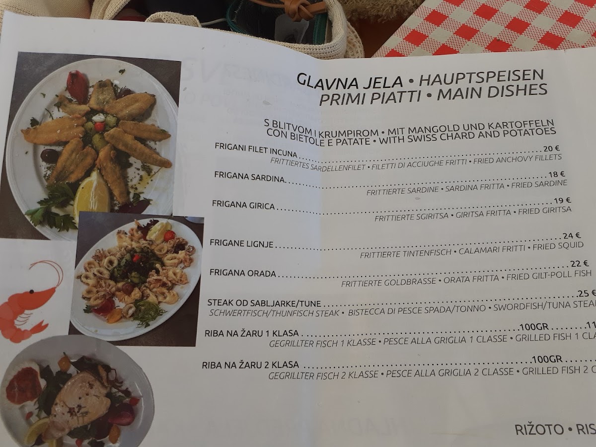 Menu Gostionica In Choon Fritulin-1
