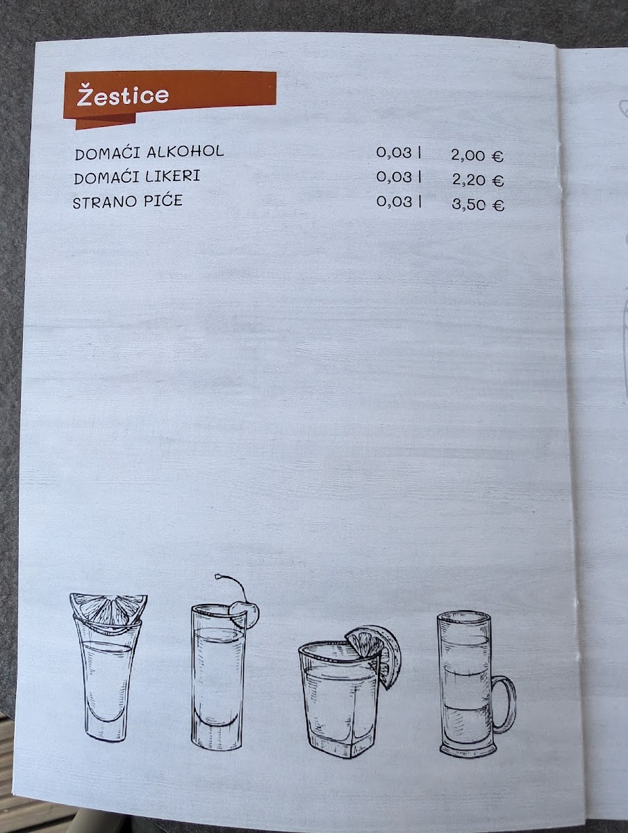 Menu Gostionica In Choon Fritulin-7