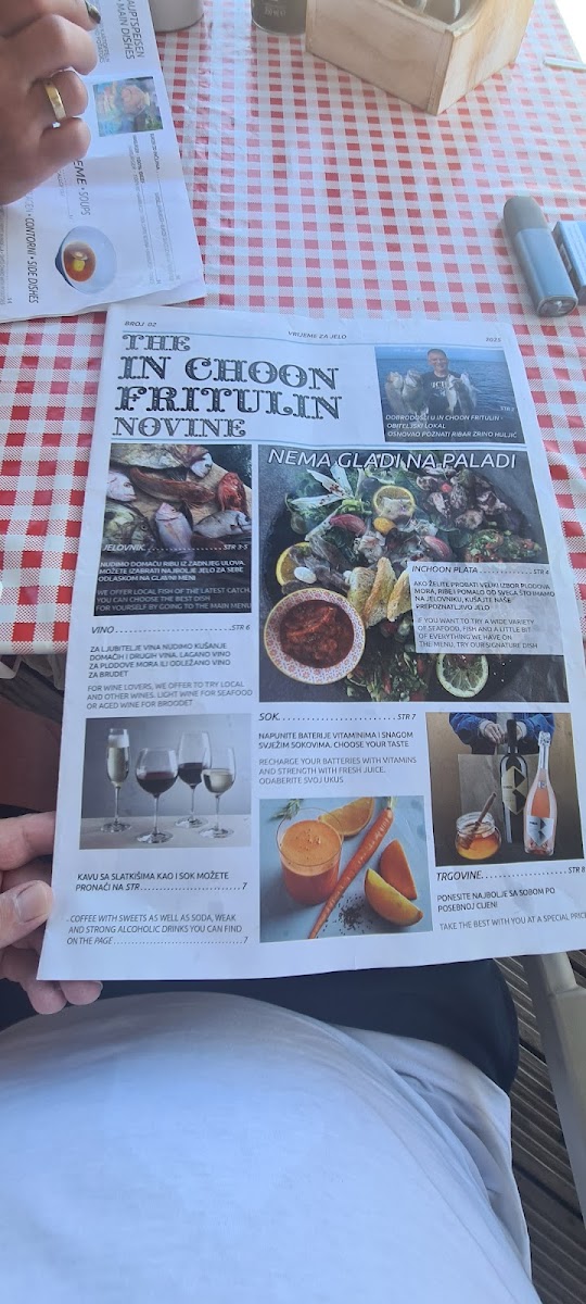 Menu Gostionica In Choon Fritulin-9